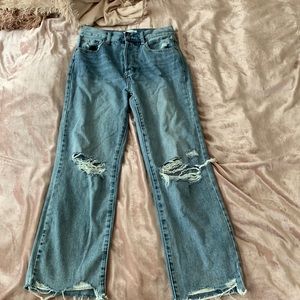 Pistola Denim Cassie Super High Rose Crop- Los Feliz